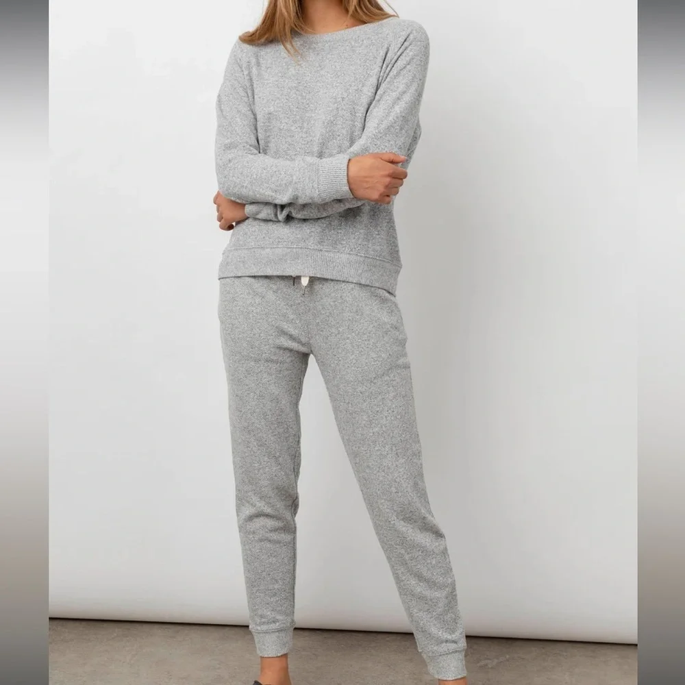 NWT • RAILS • Women’s Callahan Crewneck Sweater • Melange Grey / Gray • XS - Picture 4 of 14